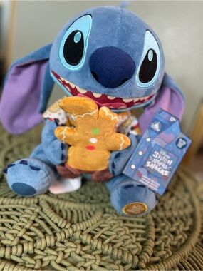 Disney Stitch Attacks Snacks 11/12 Plush with Gingerbread